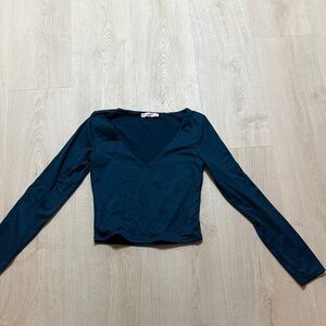 Sincerely Jules Deep Teal Long Sleeve Top
